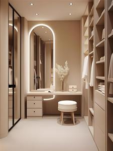 <span class=keywords><strong>Dressing</strong></span> de luxe pour hommes Armoire de plain-pied armoire solide en chêne blanc massif - Product Image 5