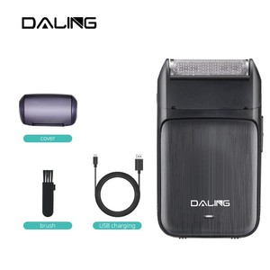 <span class=keywords><strong>Afeitadora</strong></span> profesional para hombre <span class=keywords><strong>DALING</strong></span> con recortadora de patillas, malla de hoja ultrafina de alta potencia recargable por USB - Product Image 4