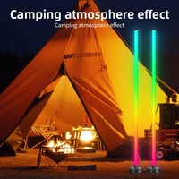 Lámpara de Pie RGB 360 °   Lámpara Emisora de Luz con Sensor de Ritmo Musical para Sala de Juegos e Iluminación de Esquina de Dormitorio, Ambiente de Juego