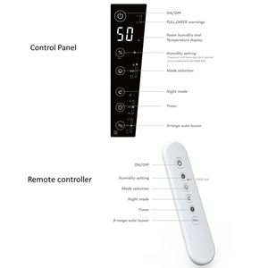 Deshumidificador DDV para dormitorio con control remoto, filtro HEPA de carbón activado y diseño elegante - Product Image 6