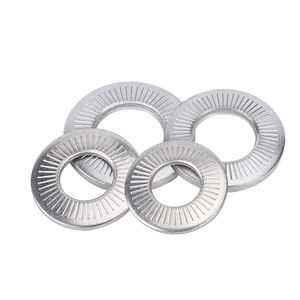 Acero inoxidable 304 316 <span class=keywords><strong>Din</strong></span> <span class=keywords><strong>6796</strong></span> Arandelas de resorte Arandelas de bloqueo de resorte cónico de acero Junta antisuelta Arandelas de autobloqueo de cuña - Product Image 2