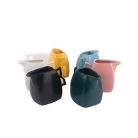 Pichet à lait de restaurant en céramique, petite bouteille, de bonne qualité, pour café et lait, personnalisé, bon marché, avec <span class=keywords><strong>sucrier</strong></span>, blanc - Product Image 6
