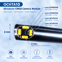 Module de caméra endoscopique Ovm6946 1,8 mm avec 4 LED, décodeur USB ou CVBS pour applications médicales neurologiques, cardiaques, urologiques et chirurgie minimal invasive