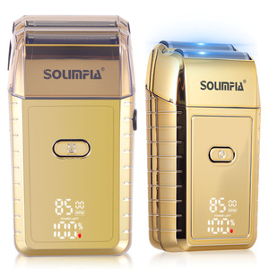 Solimpia HT-968 Rasoio Elettrico a Doppia Lamina per Uomo - Rasoio Ricaricabile Senza Fili per Uso Bagnato e Asciutto, Ricarica Rapida USB-C - Product Image 4