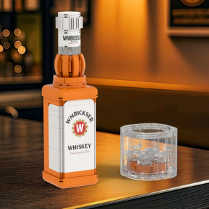 MOC1724 402-teiliges <span class=keywords><strong>Jim</strong></span> <span class=keywords><strong>Beam</strong></span> Whisky-Flaschen-Bauset DIY-Geschenk Kompatible Spielzeuge Geringe Mindestbestellmenge Bestseller Pädagogische Bausteine Kinderspielzeug - Product Image 1
