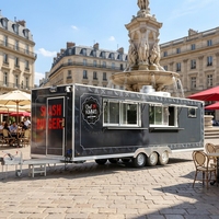 Remorque alimentaire commerciale CAMPTRL, chariot à pizza et hot-dogs, remorque alimentaire personnalisée aux États-Unis avec équipement de cuisine complet