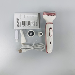 Tondeuse professionnelle 4 têtes interchangeables pour <span class=keywords><strong>rasage</strong></span> et épilation, autonomie de 45 min, conception sûre, rasoir électrique manuel - Product Image 6