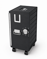 Chariot de service aérien en aluminium Atlas standard avec grand conteneur à roulettes, grand conteneur Atlas pour le transport en vol avec roulettes