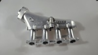 Pièce de performance pour Volvo 240 740 940, collecteur d'admission CNC pour échange de moteur B230 avec bride de papillon électronique Bosch 82mm