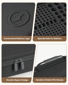 Estuche Organizador de Baterías, Banco de Energía de Emergencia, Convierte 4 Pilas AA, Cargador de Teléfono, Probador BT-168 PRO AA AAA C <span class=keywords><strong>D</strong></span> 9V CR2032 - Product Image 5