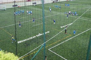 Cỏ Tổng Hợp Sàn Sân Bóng Rổ Ngoài Trời 40Mm Thảm Nhân Tạo Chống Tia UV Thảm Xanh Thảm Bóng Đá Cỏ Bóng Đá - Product Image 2