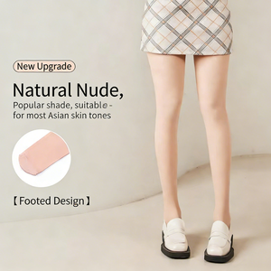 Pantimedias Térmicas Ultra Realistas con Forro de Felpa Sintética para Mujer, con 4 Opciones de Grosor para Invierno - Product Image 1