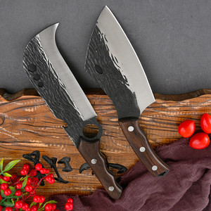 Forged sickle, multi-functional hook knife, portable <b>camping</b> knife, sharp bamboo cutter, mountain knife, outdoor tree chopping - Product Image 1