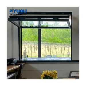 Chine <span class=keywords><strong>Porte</strong></span> de <span class=keywords><strong>garage</strong></span> verticale pliante de haute qualité Belle <span class=keywords><strong>porte</strong></span> commerciale automatique bon marché en verre transparent haute performance - Product Image 2
