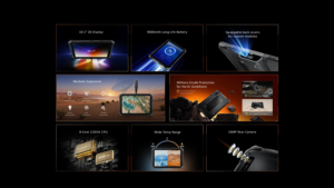 Độ chính xác cao 10.1 "2K hiển thị khảo sát cụ D10 gnss Tablet dữ liệu với Collector cầm tay dropproof máy tính bảng - Product Image 4