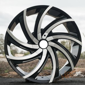 Roues forgées chromées noires 5x108 5x114.3 19 20 21 22 23 24 pouces 40mm 35mm jante en alliage d'aluminium voiture pour Lexus <span class=keywords><strong>Rx</strong></span> Ex <span class=keywords><strong>Volvo</strong></span> - Product Image 2