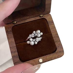 Support vide pour bague en argent S925 pour perles DIY 10631, pour perles rondes de 11-13 mm, catégorie perles en vrac - Product Image 4