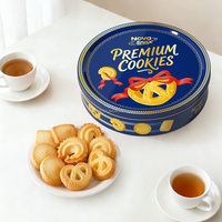 Galletas de Mantequilla Premium Europeas de Primera Calidad, Horneadas al Horno, Crujientes, en Caja de Regalo