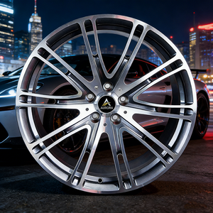 <span class=keywords><strong>ล้อ</strong></span>แม็กซ์ฟอร์จโมโนบล็อกแบบกำหนดเอง ขนาด 18 19 20 นิ้ว 5 รู 5x112 5x120 ขอบสีดำ 10 ก้าน สำหรับ<span class=keywords><strong>รถ</strong></span>ยนต์นั่งส่วนบุคคล BMW - Product Image 1