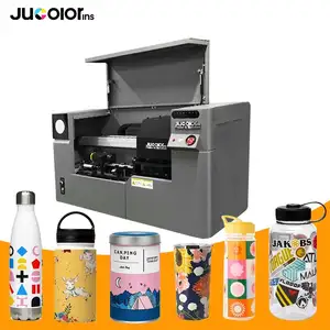 Jucolor 고성능 360 UV 회전 인쇄 병 텀블러 기계