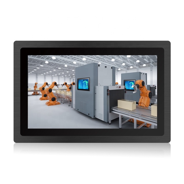 11.6 21.5 Inch Embedded Capacitive Touch Screen Panel Monitor Industrial VGA 300nits P65 Waterproof Industrial Lcd Display