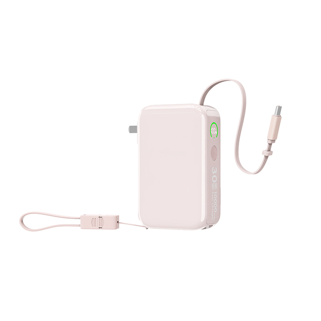 SINHAO Wholesale 30W/60W Power Bank With AC Fast Retractable Charging Cable for Phones 10000mah/20000mah