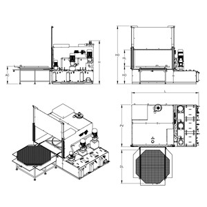 Robur 2200 3B Piezas de pulverización eléctrica Lavadora Limpiador Detergente Máquina de limpieza Equipo para piezas mecánicas industriales - Product Image 2