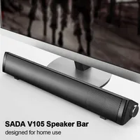 Yaba — haut-parleur filaire, 3.5mm, haut-parleur avec barre, alimenté par USB, son stéréo HiFi, pour TV, PC, tablettes, ordinateurs portables et de bureau