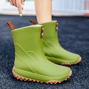 All'ingrosso stivali da <span class=keywords><strong>pioggia</strong></span> da <span class=keywords><strong>uomo</strong></span> alla moda a metà polpaccio antiscivolo <span class=keywords><strong>scarpe</strong></span> resistenti all'acqua <span class=keywords><strong>per</strong></span> tutte le stagioni <span class=keywords><strong>per</strong></span> l'estate inverno autunno - Product Image 3