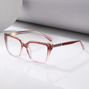 Nouvelles lunettes optiques œil-de-chat pour femmes, monture en PC, protection anti-lumière bleue, taille moyenne, branches à ressort - Product Image 2