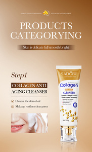 OEM SADOER Nettoyant Visage au Collagène d'Or, Crème Hydratante Réparatrice pour Peaux Abîmées, Produits de Soin Éclaircissants, Ensemble de Soins Cutanés - Product Image 5