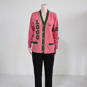 Wholesale AKA Embroidery Knit <b>Cardigan</b> <b>Sweaters</b> For Sorority fraternity College Varsity <b>Sweaters</b> For Unisex Greek <b>Sweater</b> - Product Image 1