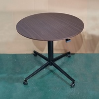 Table de bureau à domicile 1 jambe levage assis debout bureau hauteur réglable pneumatique grande table conception debout bureau réglable