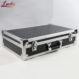 Custom Size Heavy Duty Aluminum Flight Case Extreme Protection for Tools Electronics DJ Aluminium Suitcase Tool box With Foam