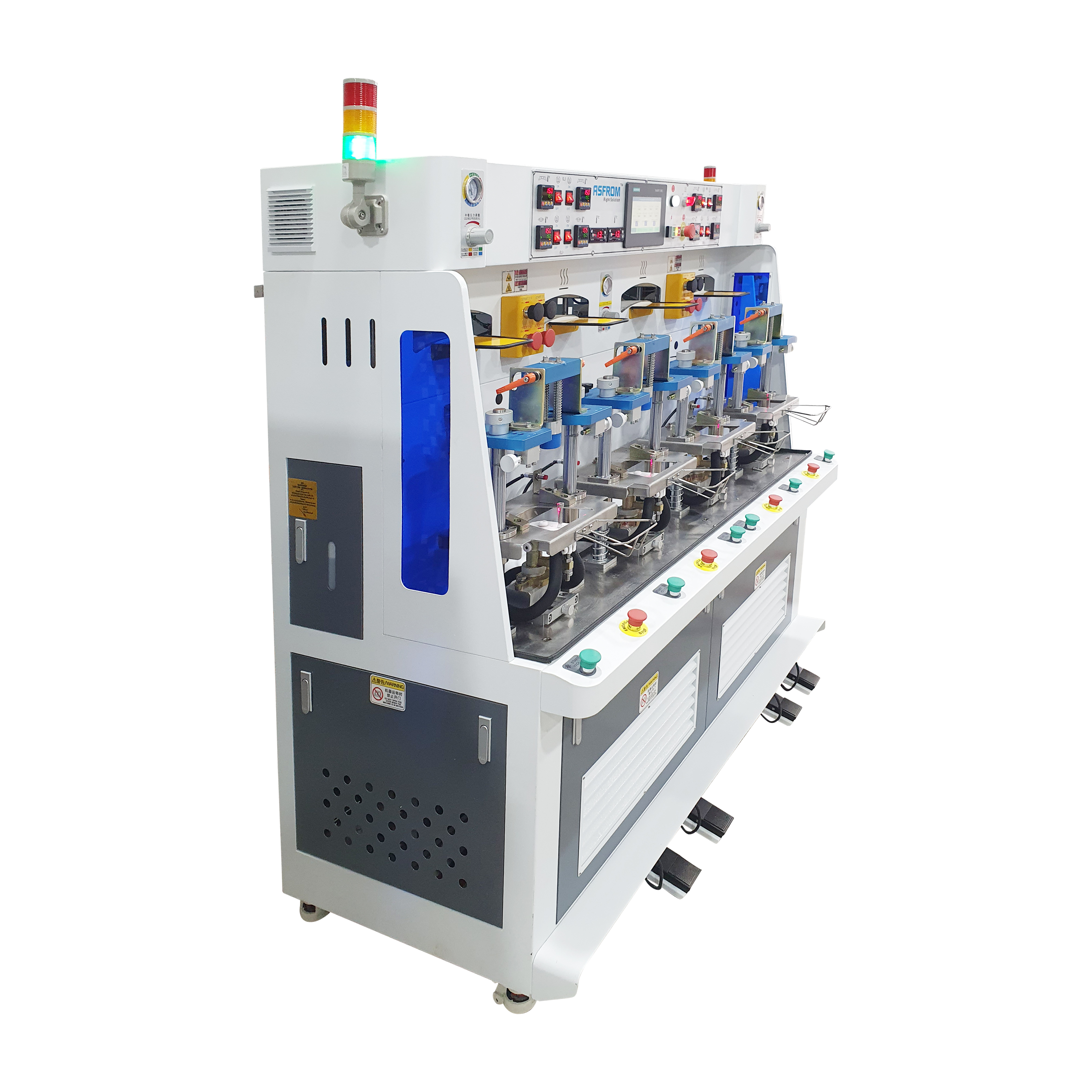 ASFROM ACH712N Toe Cap Molding Machine - 8 Stations, 2000