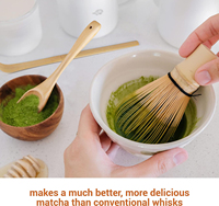 Fabricants personnalisés vente en gros kit de fouets japonais en bambou Matcha ensemble d'outils Matcha