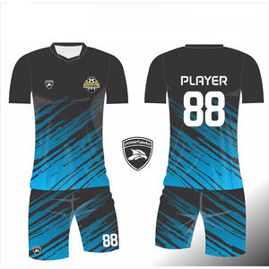 ชุดเครื่องแบบทีมฟุตบอลแบบระเหิดที่กำหนดเองสำหรับผู้ใหญ่เด็กผู้ชายเสื้อยืดแบบใหม่พร้อมบริการ OEM และพิมพ์โลโก้ - Product Image 3