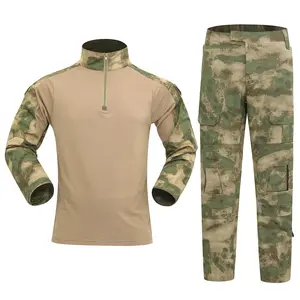 Men's Outdoor Tactical Sports Camouflage G2 Frog Suit Blended Cotton Polyester Wear Resistant Camouflage Frog Suit Tactical