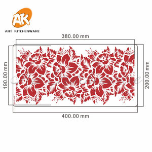 แม่พิมพ์เค้กพลาสติกลาย<span class=keywords><strong>ดอก</strong></span><span class=keywords><strong>ชบา</strong></span> แบบตัดด้วยเลเซอร์ สำหรับงานเพ้นท์ แม่พิมพ์น้ำตาล PET สำหรับคุกกี้ ขนม ฟองดองต์ ตกแต่งเค้ก - Product Image 3