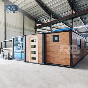 Mở rộng container nhà gấp container nhà Tiny di động nhà di động nhà Modular đúc sẵn có thể gập lại nhà - Product Image 3
