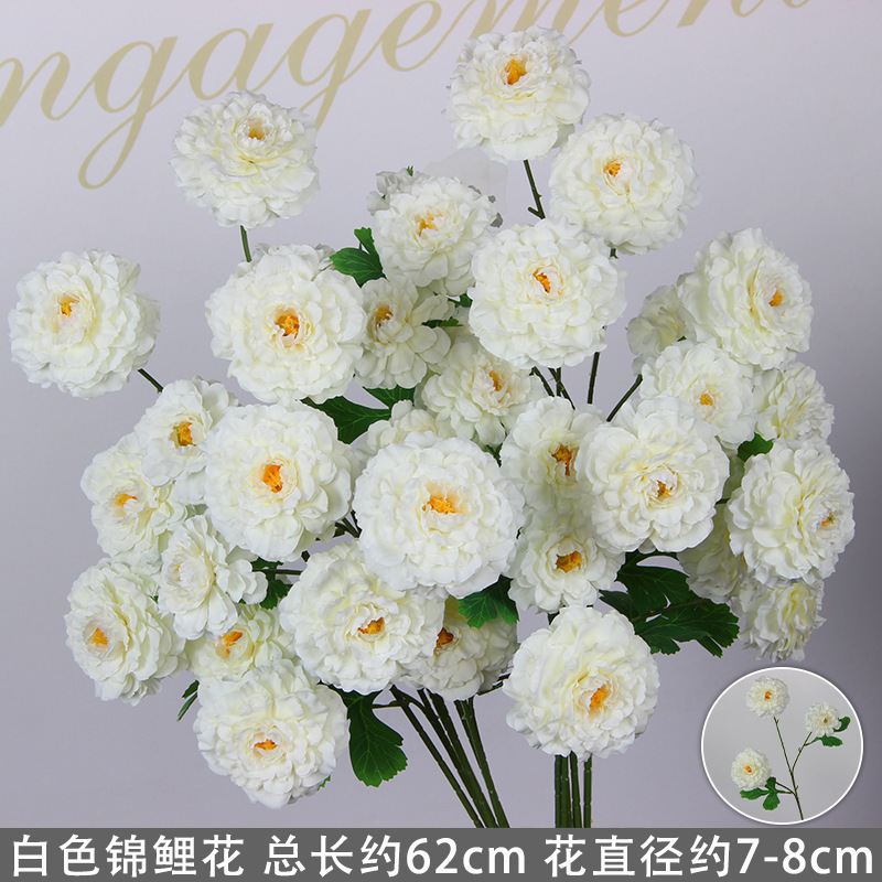 White koi flower branch