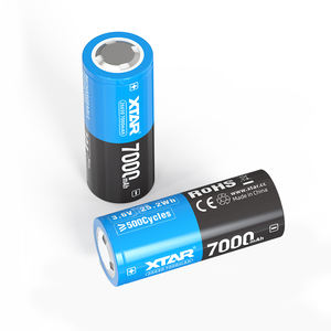 XTAR 새로운 3.6V 3.7V 토치 배터리 최고 26650 <span class=keywords><strong>7000mAh</strong></span> 리튬 이온 충전식 배터리 리튬 이온 26650 손전등 배터리 - Product Image 1