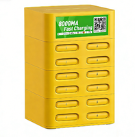 Station de recharge de batterie portable, distributeur automatique de batteries, station de location de batteries, kiosque pour usage public et commercial
