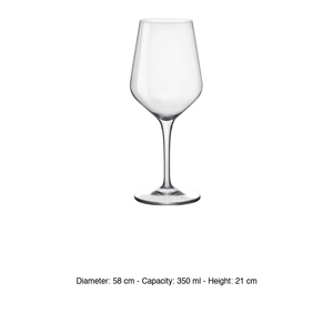แก้วชิมไวน์ Electra Small ขนาด 35 ซล. ยี่ห้อ Bormioli Rocco สูง 21 ซม. เส้นผ่านศูนย์กลาง 5.8 ซม. - Product Image 3