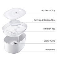 Fontaine d'eau automatique pour animaux de compagnie, distributeur d'eau à grande capacité, pour chats