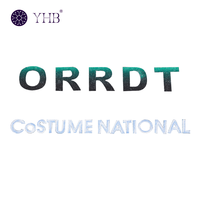 Motifs thermocollants à strass avec logo personnalisé, nouvelle conception, pour vêtements – Vente chaude