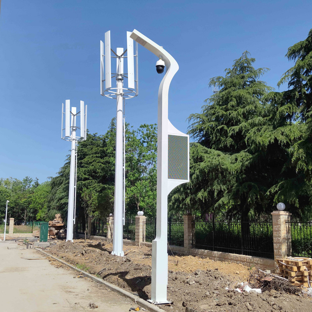 Stocked Air Breeze H Type Small Wind Power Generator Generation System for Home Use 1KW 2KW 3KW Aluminum Alloy 2000W Helios 2m