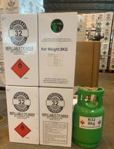 <span class=keywords><strong>Gaz</strong></span> réfrigérant de cylindre rechargeable de la CE de <span class=keywords><strong>R32</strong></span> 9kg pour des produits chimiques de systèmes de climatisation - Product Image 3