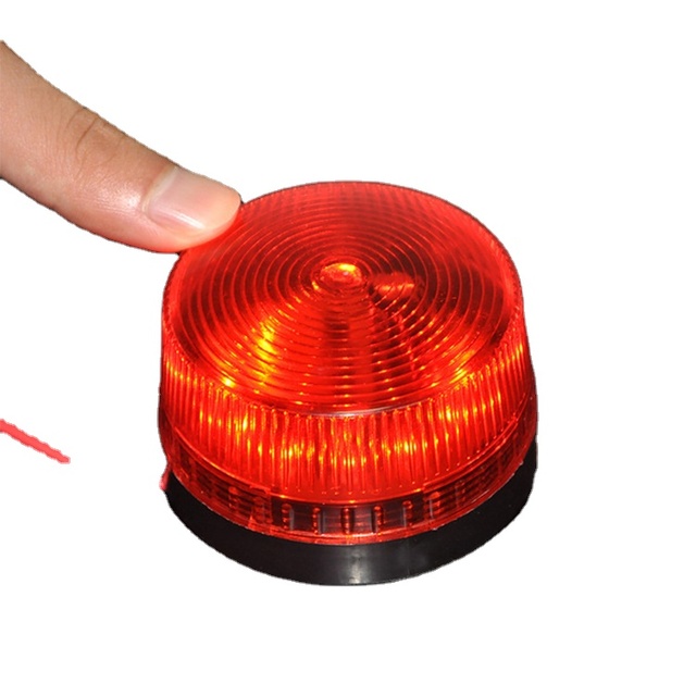 Flashing Security Alarm Light Strobe Warning Waterproof 12V 70mA Indicator LED Lamp Small Mini Light