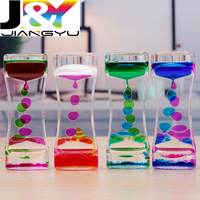 Sablier coloré à mouvement liquide pour le TDAH, jouet sensoriel anti-stress, anxiété, autisme, activité pour enfants, calme et relaxation